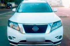 Реснички на фары NISSAN PATHFINDER 2014-2017г