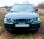 Реснички на фары для Hyundai Accent 1999-2012