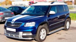 Реснички на фары SKODA YETI 2013-2018г