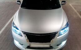 Реснички на фары NISSAN SENTRA 2013-2017г