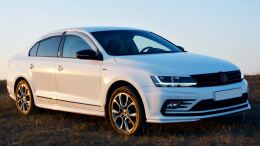 Накладки на фары (реснички) для Volkswagen Jetta 2010-2019