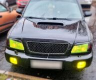 Реснички на фары для Subaru Forester SF5 рестайлинг 2000-2002