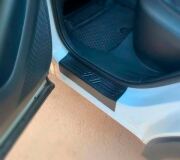 Накладки на внутренние пороги дверей (со скотчем) для Changan CS55PLUS 2019-