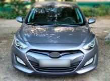 Реснички на фары HYUNDAI i30 2012-2016г