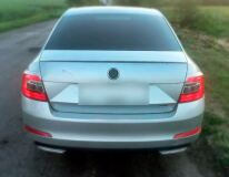 Накладки на задние фонари (реснички) для Skoda Octavia A7 2012-2017 (III дорестайлинг)