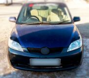 Реснички на фары для Mazda Demio DY3W 2005-2007