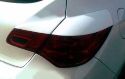 Тюнинг комплект накладок на передние фары и задние фонари для Opel Astra J 2009-2012