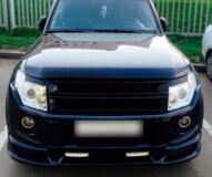 Реснички на фары для Mitsubishi Pajero 4 (2006-2015) Р10
