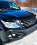 Реснички на фары для LEXUS LX570 2007-2012 J200