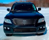 Реснички на фары для LEXUS LX570 2007-2012 J200