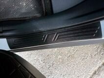Накладки на внутренние пороги дверей (со скотчем) дляToyota Rav4 2019- БЕЗ ВКЛАДЫША ФОРМАТ