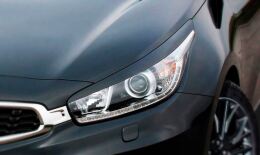 Реснички на фары KIA CEE"D 2012-2018г