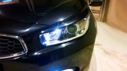 Реснички на фары KIA CEE"D 2012-2018г