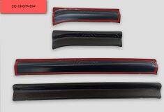 Накладки на внутренние пороги дверей для Chevrolet Niva 2002-2008, Chevrolet Niva Bertone 2009-2019, Lada (ВАЗ) Niva 2020-, Niva Travel 2020-