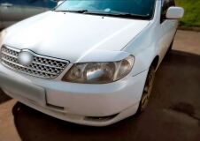 Реснички на фары для Toyota Corolla NZE 121 2000- (широкие)
