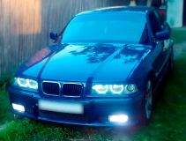 Реснички на фары для BMW E36 (3 SERIES) ВЕРХ Р10 A1-2
