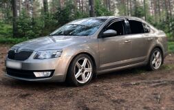 Накладки на фары для Skoda Octavia 2013-2020