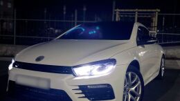 Реснички на фары VOLKSWAGEN SCIROCCO 2009-2015г
