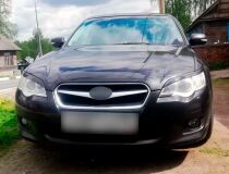 Реснички на фары для Subaru Legacy BL5 рестайлинг