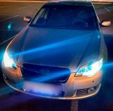 Реснички на фары для Subaru Legacy BL5 рестайлинг