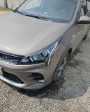 Накладки на передние фары (реснички) KIA Rio IV (седан) 2020-