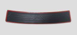 Накладка на задний бампер со скотчем для Volkswagen Polo VI 2020-2022
