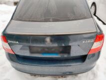 Лип спойлер для Skoda Rapid 2012-2017 var. 2 G3-4