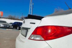 Лип-спойлер для Hyundai Solaris 2010-2014 M4-Style