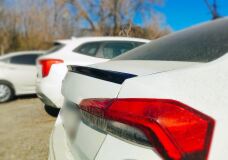 Лип спойлер для Skoda Rapid 2012-2023 var. 1 G3-4