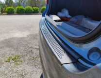 Накладка на задний бампер со скотчем для Lada Iskra 2025-