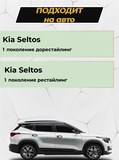 Накладки на внутренние части задних арок без скотча KIA Seltos 2019-