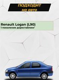 Накладки на внутренние части задних арок без скотча Renault Logan 2004-2010