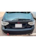 Накладка на задний бампер (со скотчем) для Subaru Impreza 2007-2012 ХЭТЧБЕК