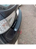 Накладка на задний бампер (со скотчем) для Subaru Impreza 2007-2012 ХЭТЧБЕК