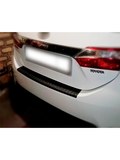 Накладка на задний бампер (со скотчем) для Toyota Corolla (седан) 2012-2015, Corolla (седан) 2015-2018 (рестайлинг)