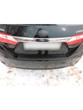 Накладка на задний бампер (со скотчем) для Toyota Corolla (седан) 2012-2015, Corolla (седан) 2015-2018 (рестайлинг)