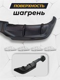 Диффузор заднего бампера для Лада Гранта (Granta FL) 2191 лифтбек шагрень