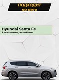 Накладка на задний бампер (со скотчем) для Hyundai Santa Fe IV 2020-2024 D3-3