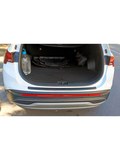 Накладка на задний бампер (со скотчем) для Hyundai Santa Fe IV 2020-2024 D3-3