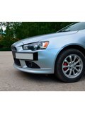 Подиум номера Mitsubishi Lancer 10 2011-2017 рестайлинг ШАГРЕНЬ