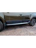Защитные накладки на двери ШИРОКИЕ (со скотчем) для Renault Duster I (2010-2021) молдинги дверей