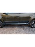 Защитные накладки на двери ШИРОКИЕ (со скотчем) для Renault Duster I (2010-2021) молдинги дверей