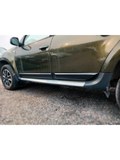Защитные накладки на двери УЗКИЕ (со скотчем) для Renault Duster I (2010-2021) молдинги дверей