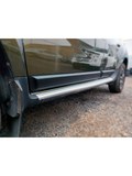 Защитные накладки на двери УЗКИЕ (со скотчем) для Renault Duster I (2010-2021) молдинги дверей