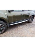 Защитные накладки на двери УЗКИЕ (со скотчем) для Renault Duster I (2010-2021) молдинги дверей