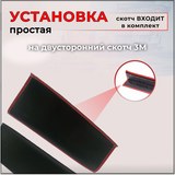 Накладки на внутренние части задних арок (со скотчем) для Renault Duster с 2021
