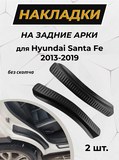 Накладки на внутренние части задних арок БЕЗ СКОТЧА Hyundai Santa Fe III 2013-2015
