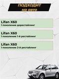 Накладки на внутренние части задних арок без скотча Lifan X60 2011-2015