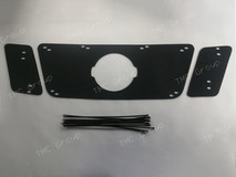 Зимняя заглушка решетки радиатора Nissan Pathfinder 2011-2013 (R51 рестайлинг)