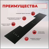 Зимняя заглушка решётки переднего бампера Mitsubishi Pajero IV 2014- (рестайлинг 2)